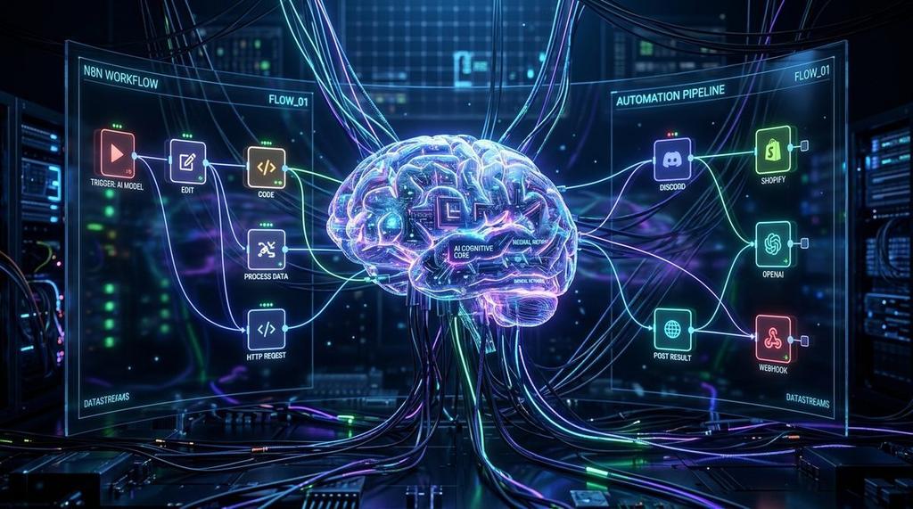 آموزش ساخت اتوماسیون هوش مصنوعی با OpenAI و n8n